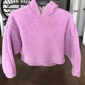 Lavender Sherpa Sweater